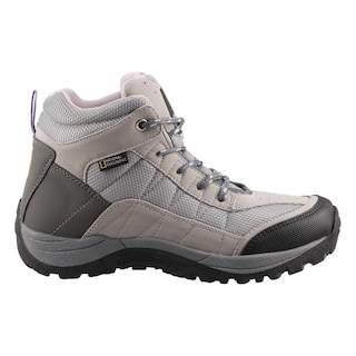 Foto 1 | Bota National Geographic 300 Gris Claro Para Mujer Bota Casual Dama Talla 22 A 26 E