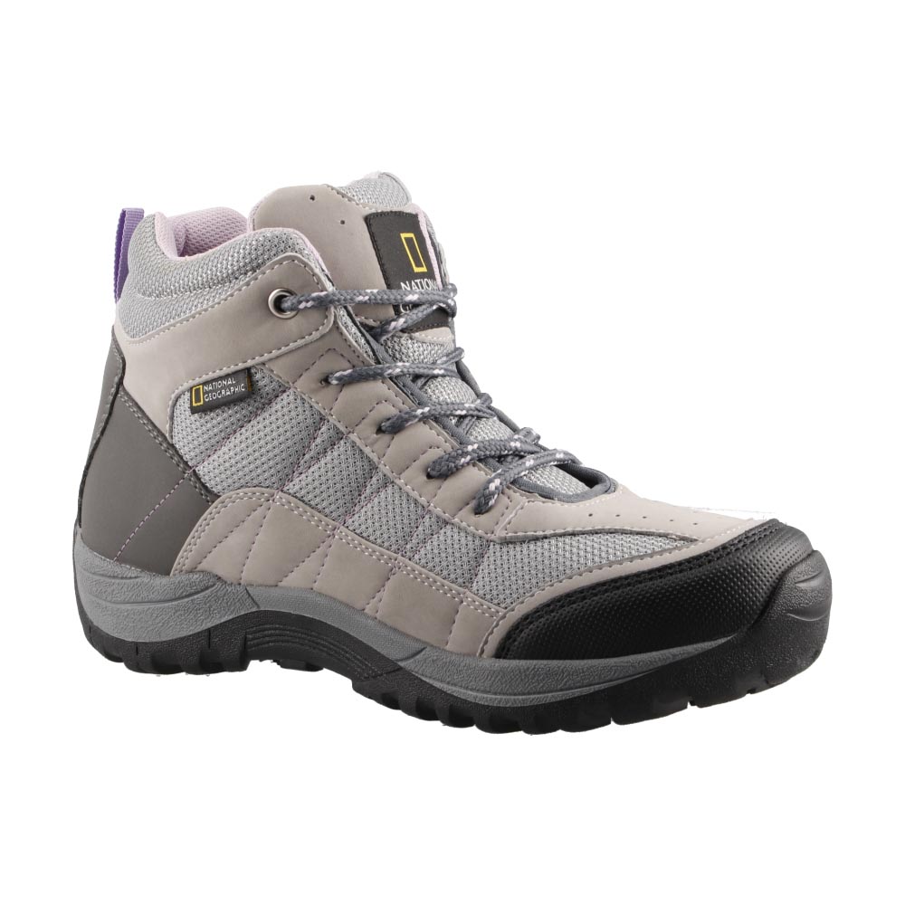 Foto 3 pulgar | Bota National Geographic 300 Gris Claro Para Mujer Bota Casual Dama Talla 22 A 26 E