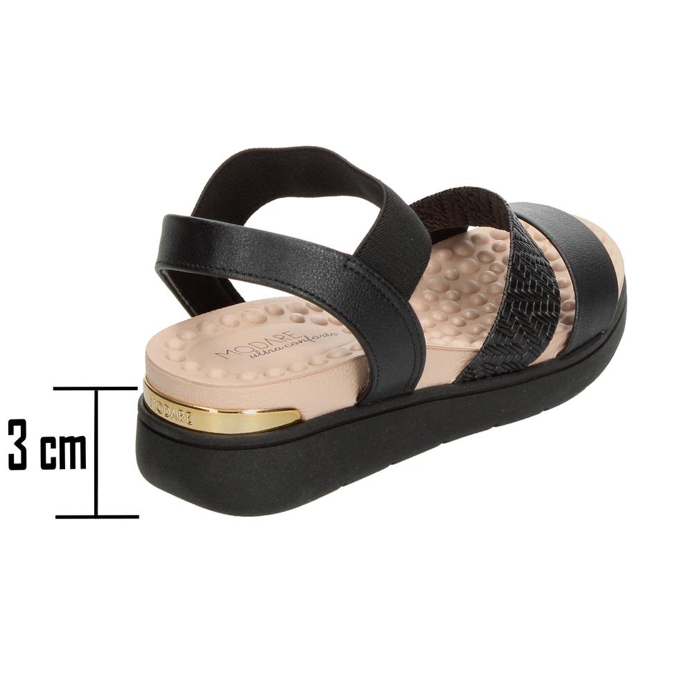 Foto 4 pulgar | Sandalias Modare Negro Para Mujer [mod117] Negro