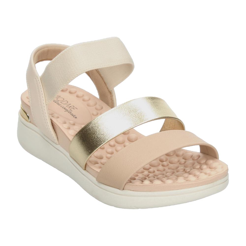 Foto 5 pulgar | Sandalias Modare Cremita Para Mujer [mod118] Beige