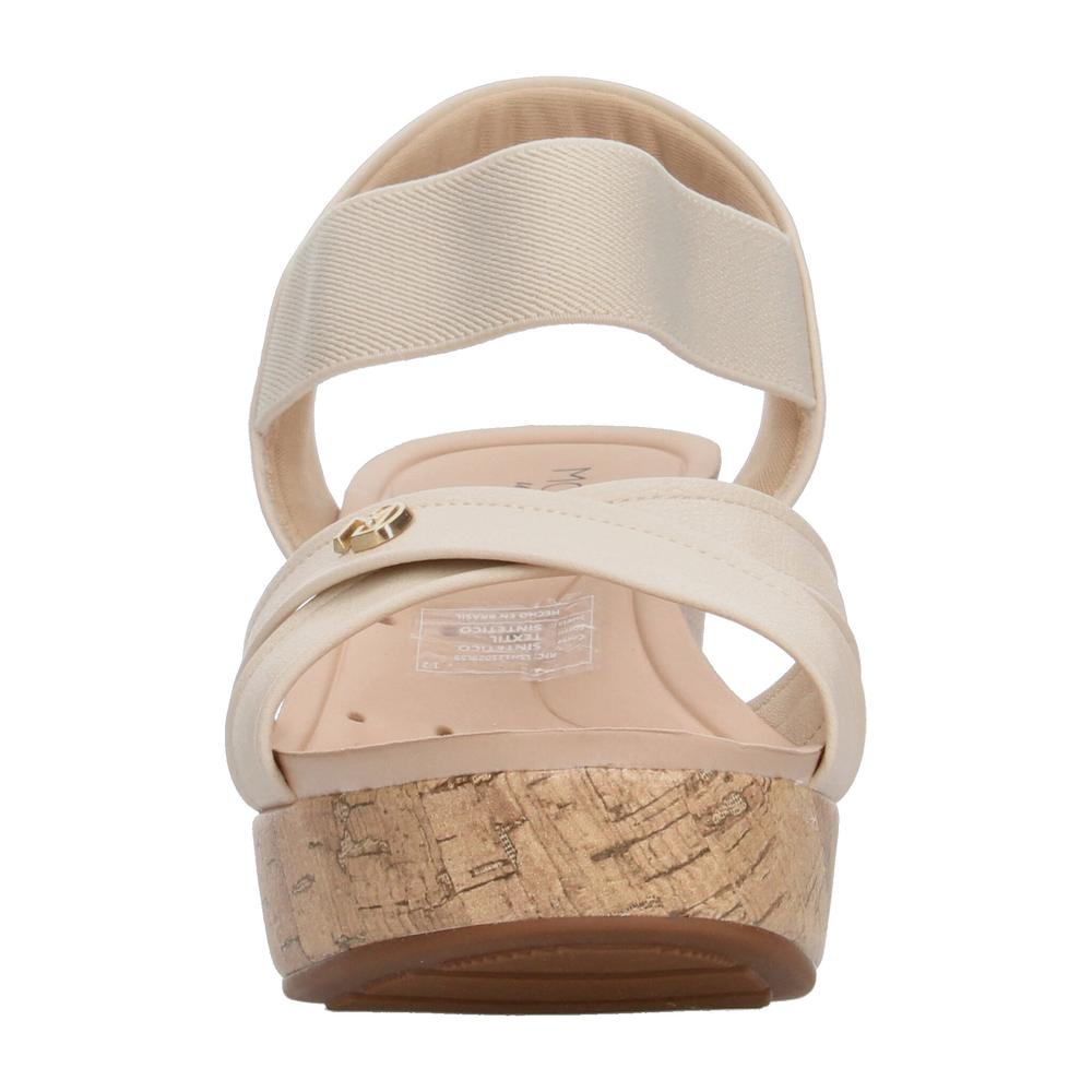 Foto 7 pulgar | Sandalias Modare Beige Para Mujer [mod98] Beige