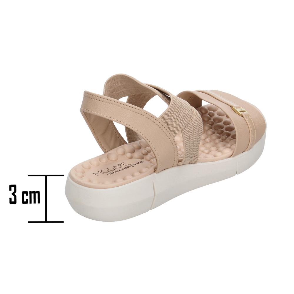 Foto 4 pulgar | Sandalias Modare Beige Para Mujer [mod62] Beige