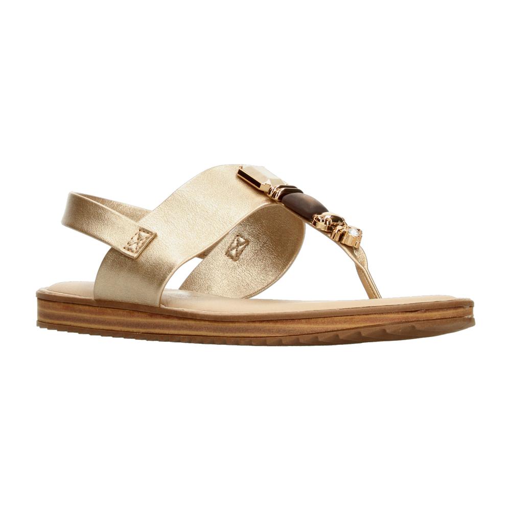 Foto 3 pulgar | Sandalias Modare Dorado Para Mujer [mod127] Dorado
