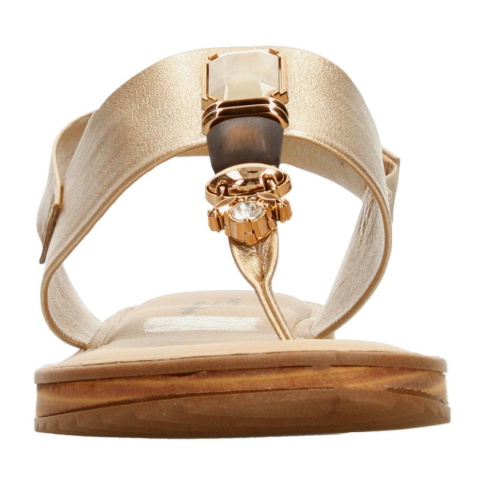 Foto 7 pulgar | Sandalias Modare Dorado Para Mujer [mod127] Dorado