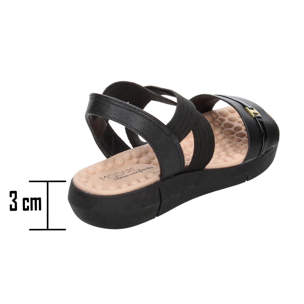 Foto 4 pulgar | Sandalias Modare Negro Para Mujer [mod61] Negro
