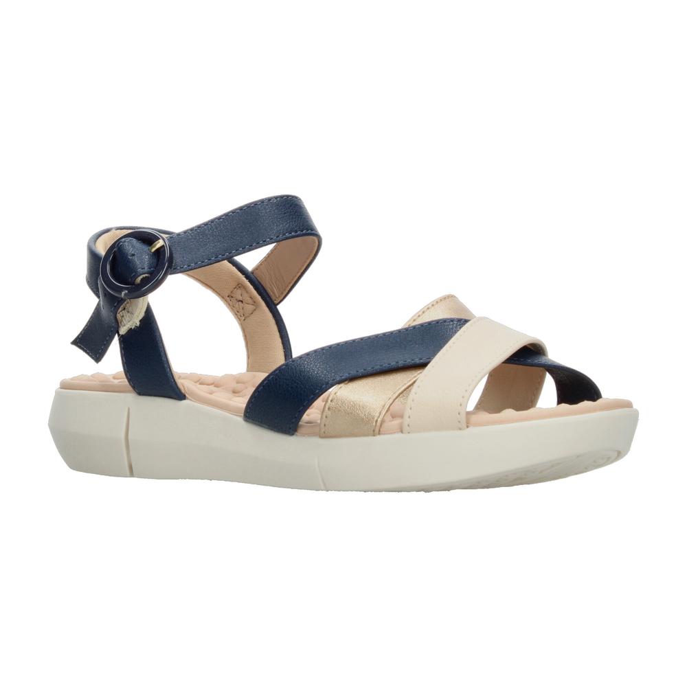 Foto 3 pulgar | Sandalias Modare Azul Para Mujer [mod114] Azul