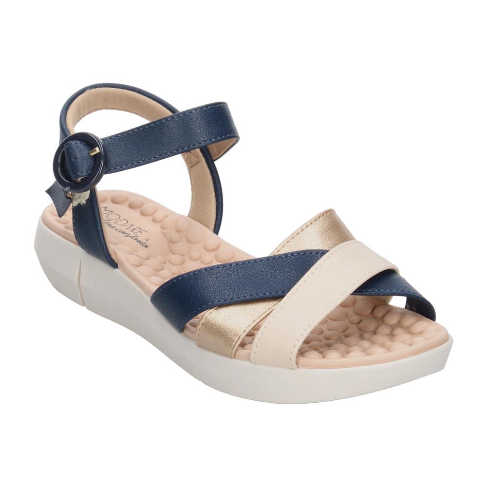 Foto 5 pulgar | Sandalias Modare Azul Para Mujer [mod114] Azul