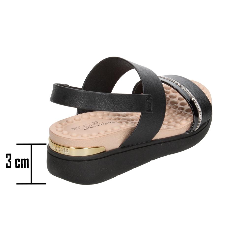 Foto 4 pulgar | Sandalias Modare Negro Para Mujer [mod121] Negro
