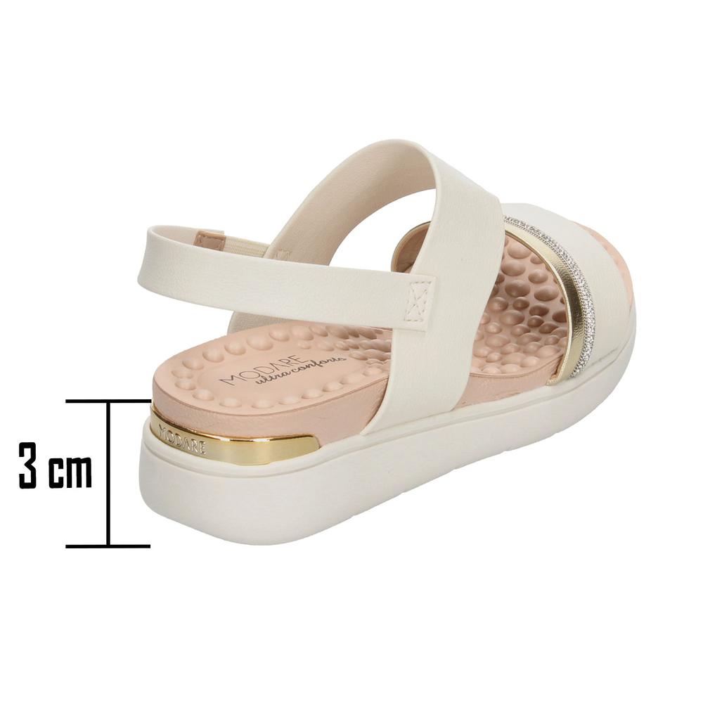Foto 4 pulgar | Sandalias Modare Blanco Para Mujer [mod122] Blanco