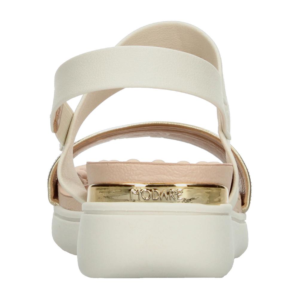 Foto 7 | Sandalias Modare Blanco Para Mujer [mod122] Blanco