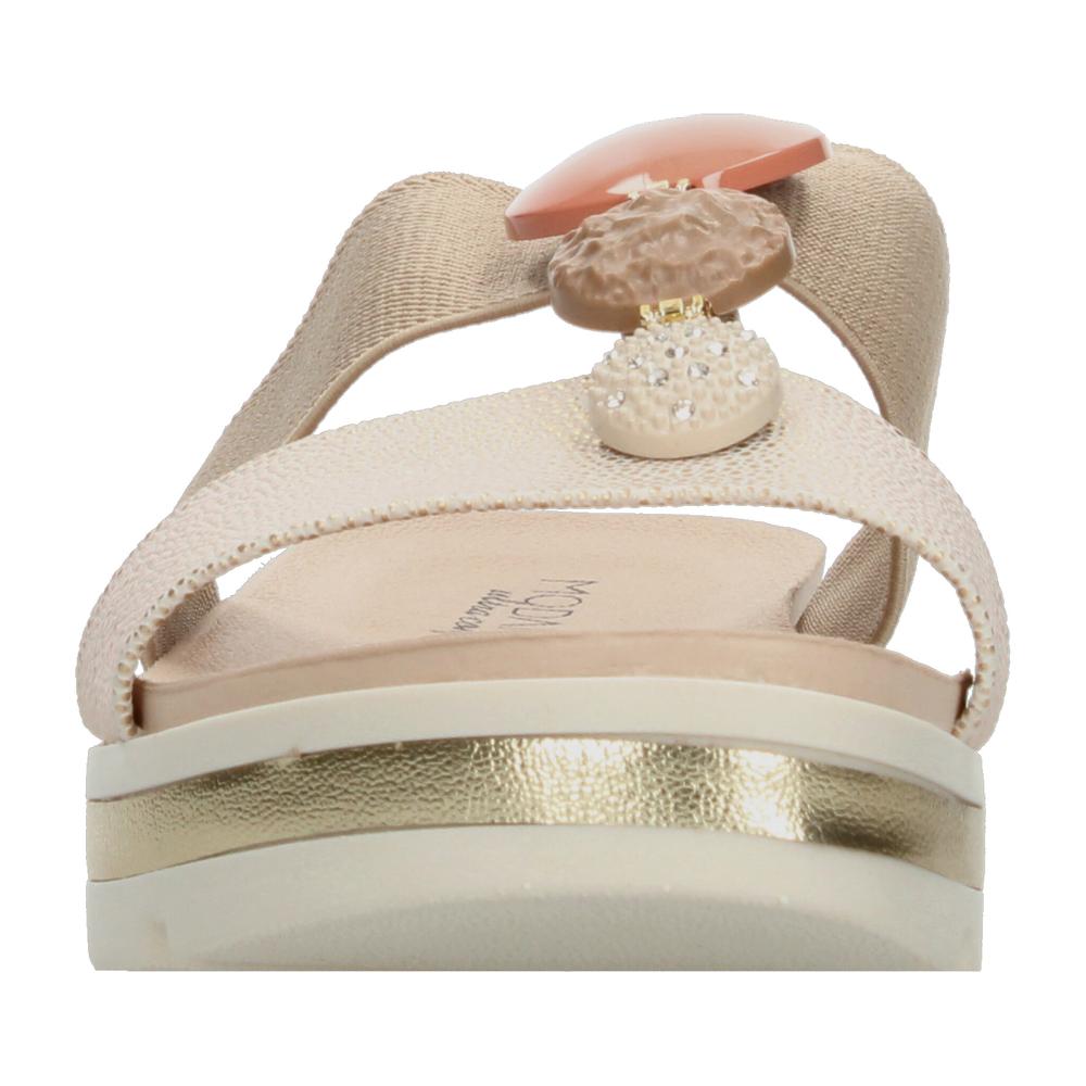 Foto 7 pulgar | Sandalias Modare Beige Para Mujer [mod126] Beige