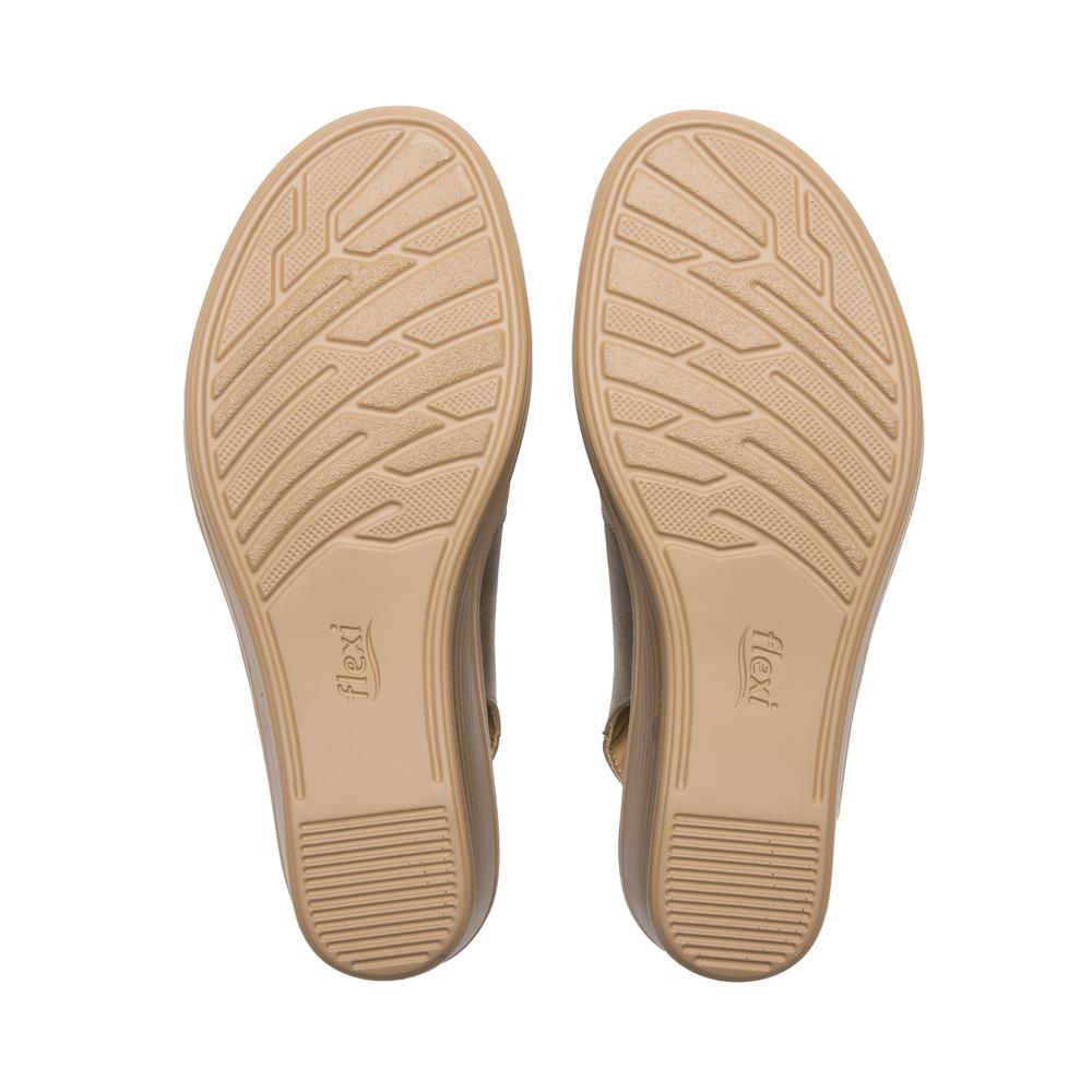 Foto 9 pulgar | Sandalias Flexi Beige Para Mujer [fff3752] Beige