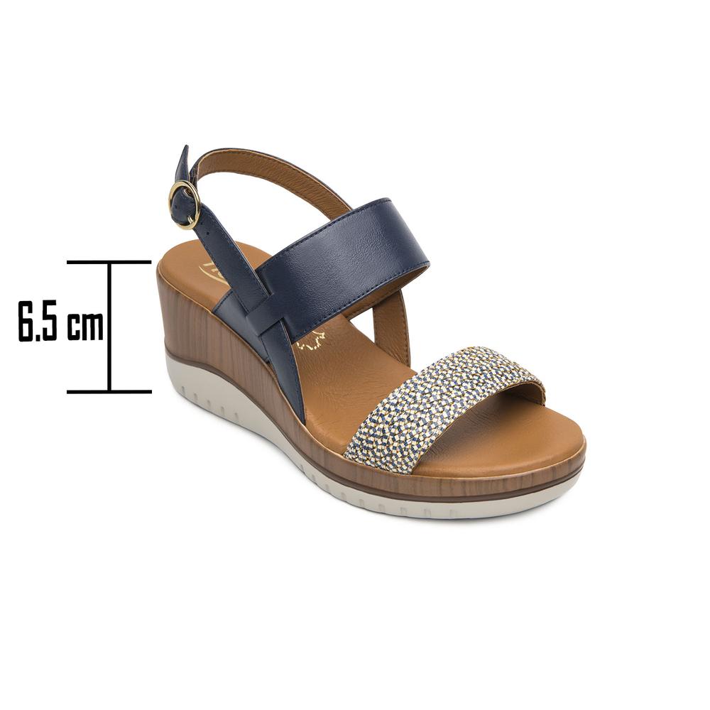 Foto 3 pulgar | Sandalias Flexi Azul Para Mujer [fff3748] Azul