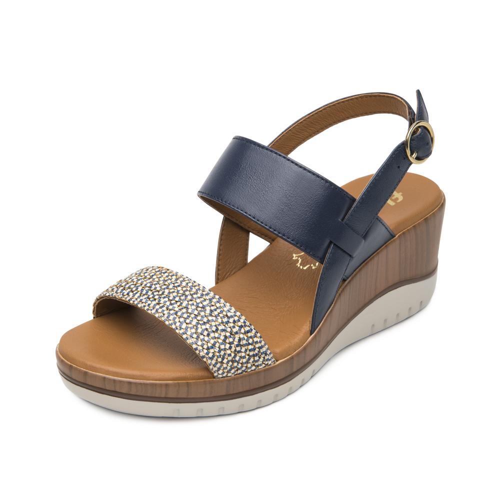 Foto 4 pulgar | Sandalias Flexi Azul Para Mujer [fff3748] Azul