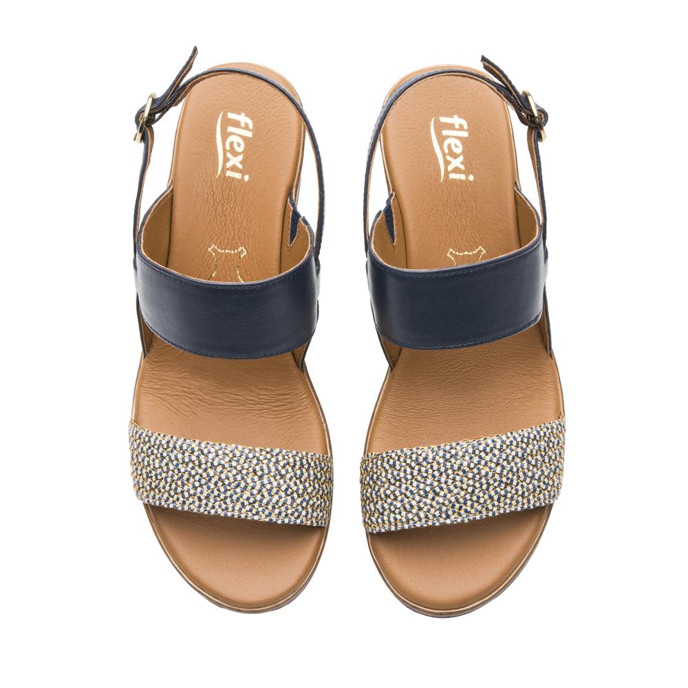 Foto 8 pulgar | Sandalias Flexi Azul Para Mujer [fff3748] Azul