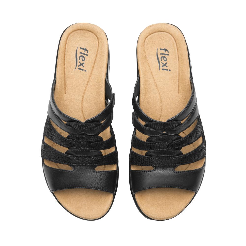 Foto 8 pulgar | Sandalias Flexi Negro Para Mujer [fff3766] Negro