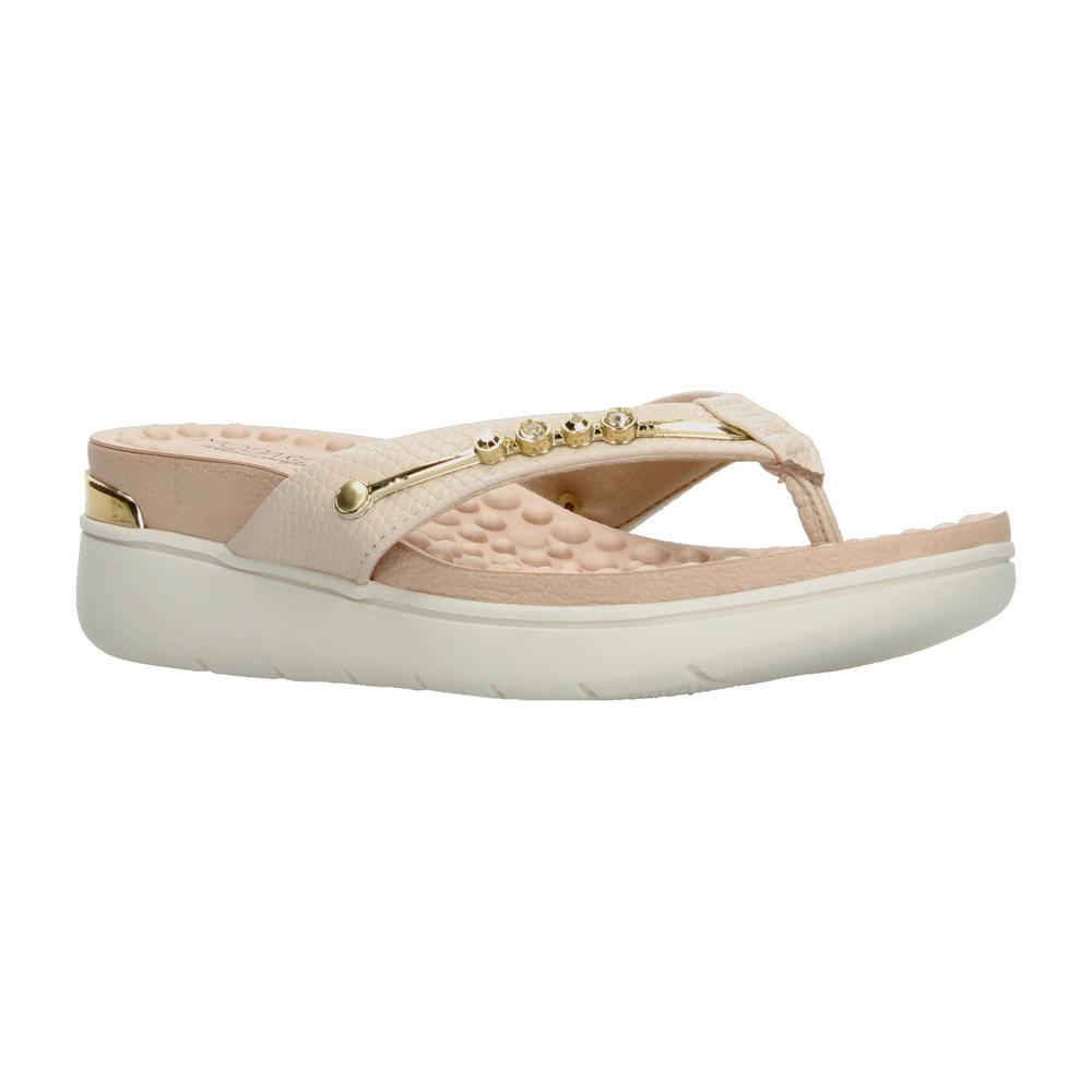 Foto 3 pulgar | Sandalias Modare Cremita Para Mujer [mod124] Beige