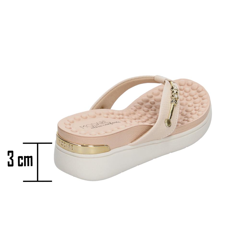 Foto 3 | Sandalias Modare Cremita Para Mujer [mod124] Beige