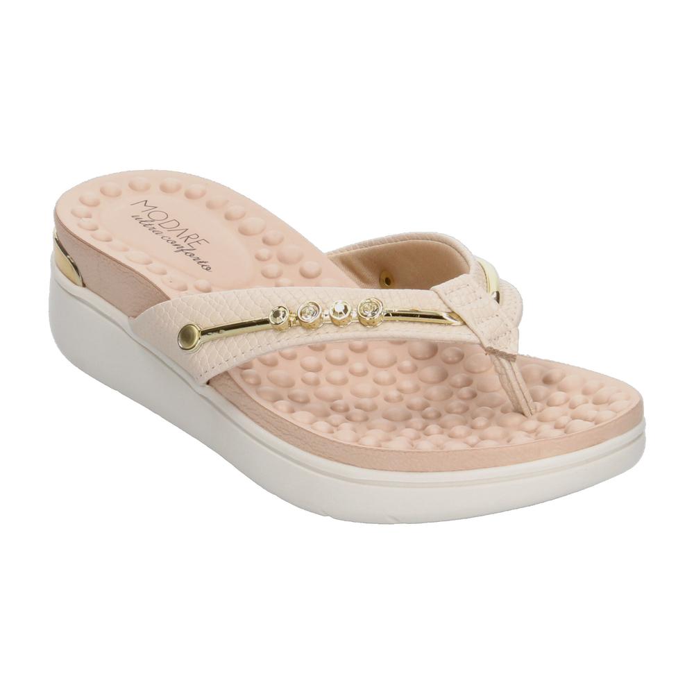 Foto 5 pulgar | Sandalias Modare Cremita Para Mujer [mod124] Beige