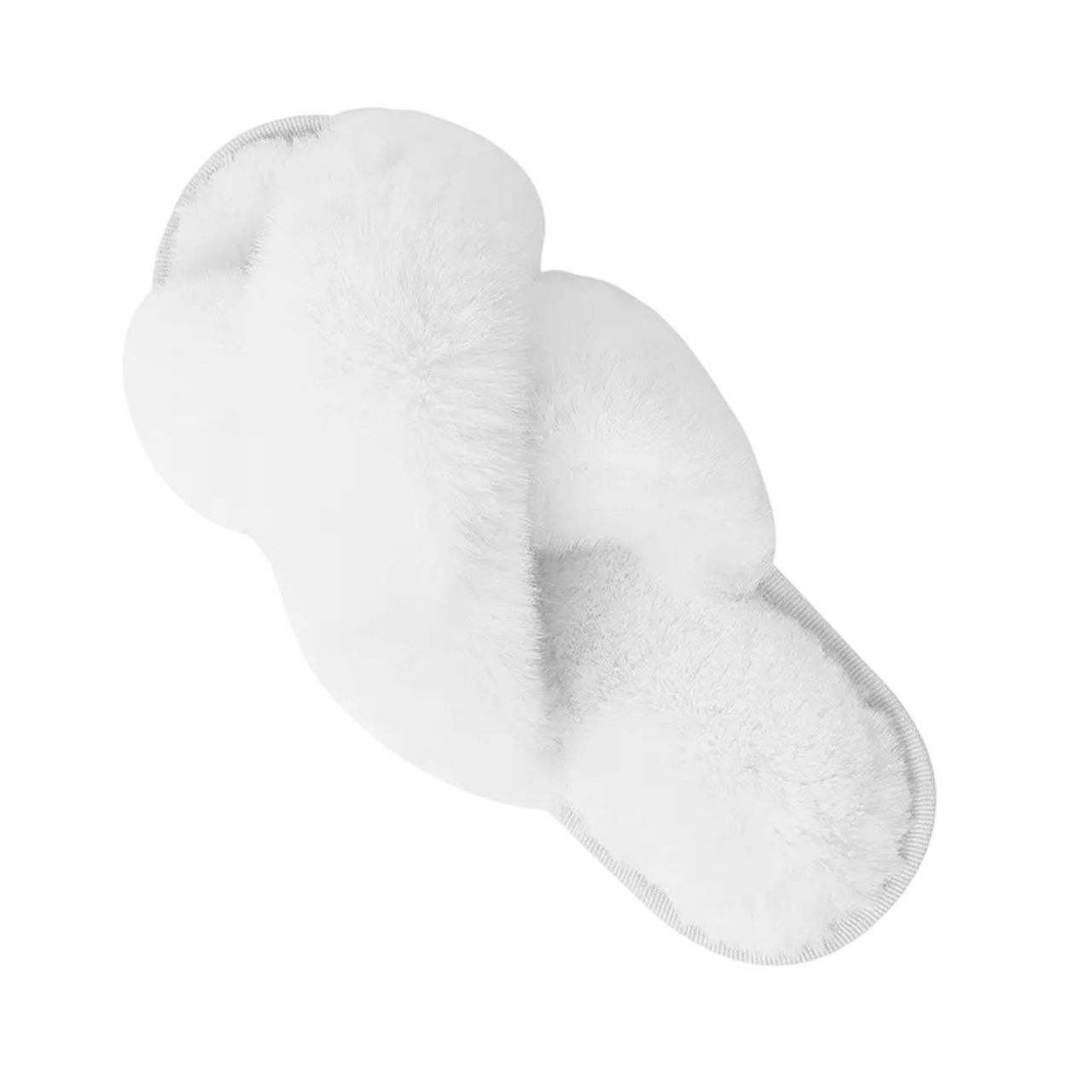 Foto 4 pulgar | Pantuflas Antideslizantes Bluelander Blanco Cruzadas