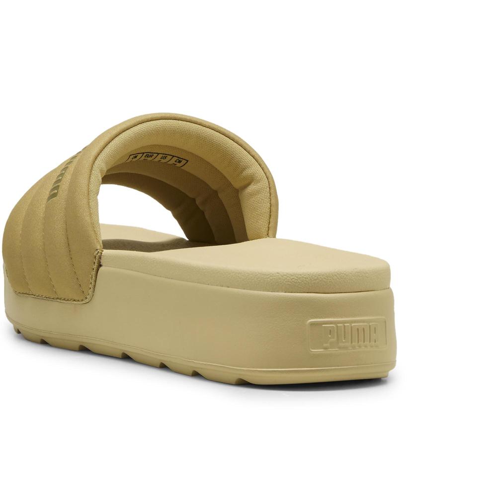 Foto 6 pulgar | Sandalias Puma Karmen Puffy Aqua Metallics Para Mujer Cafe
