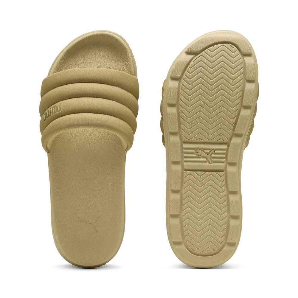 Foto 7 pulgar | Sandalias Puma Karmen Puffy Aqua Metallics Para Mujer Cafe