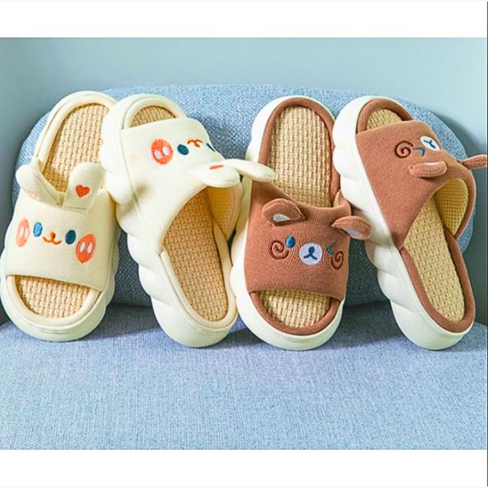 Foto 4 pulgar | Sandalias Afelpadas, Pantuflas Antideslizantes Cómodo Blanco