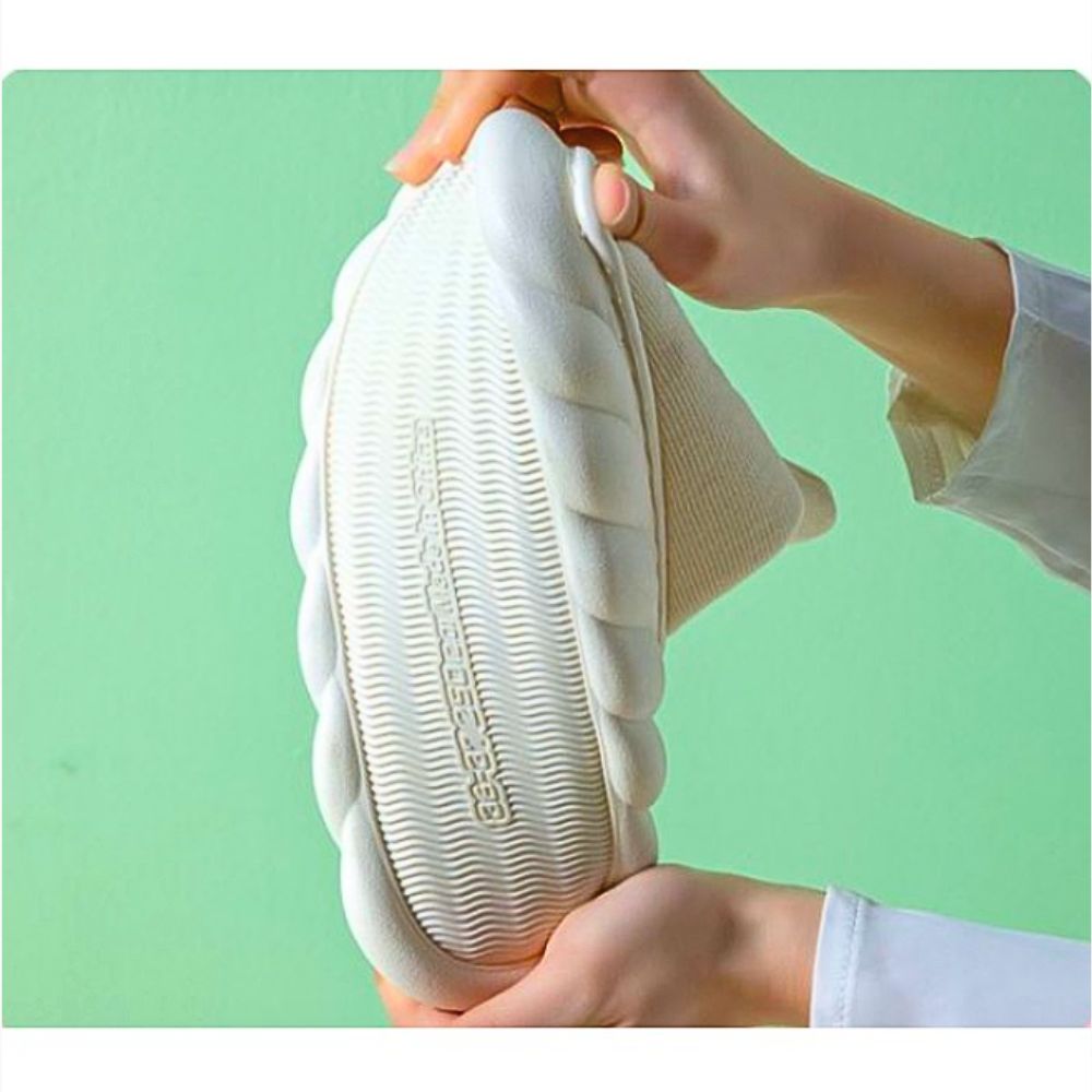 Foto 5 | Sandalias Afelpadas, Pantuflas Antideslizantes Cómodo Blanco
