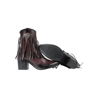Foto 5 | Botas Vaqueras Mujer Sttivali 7075 Vino