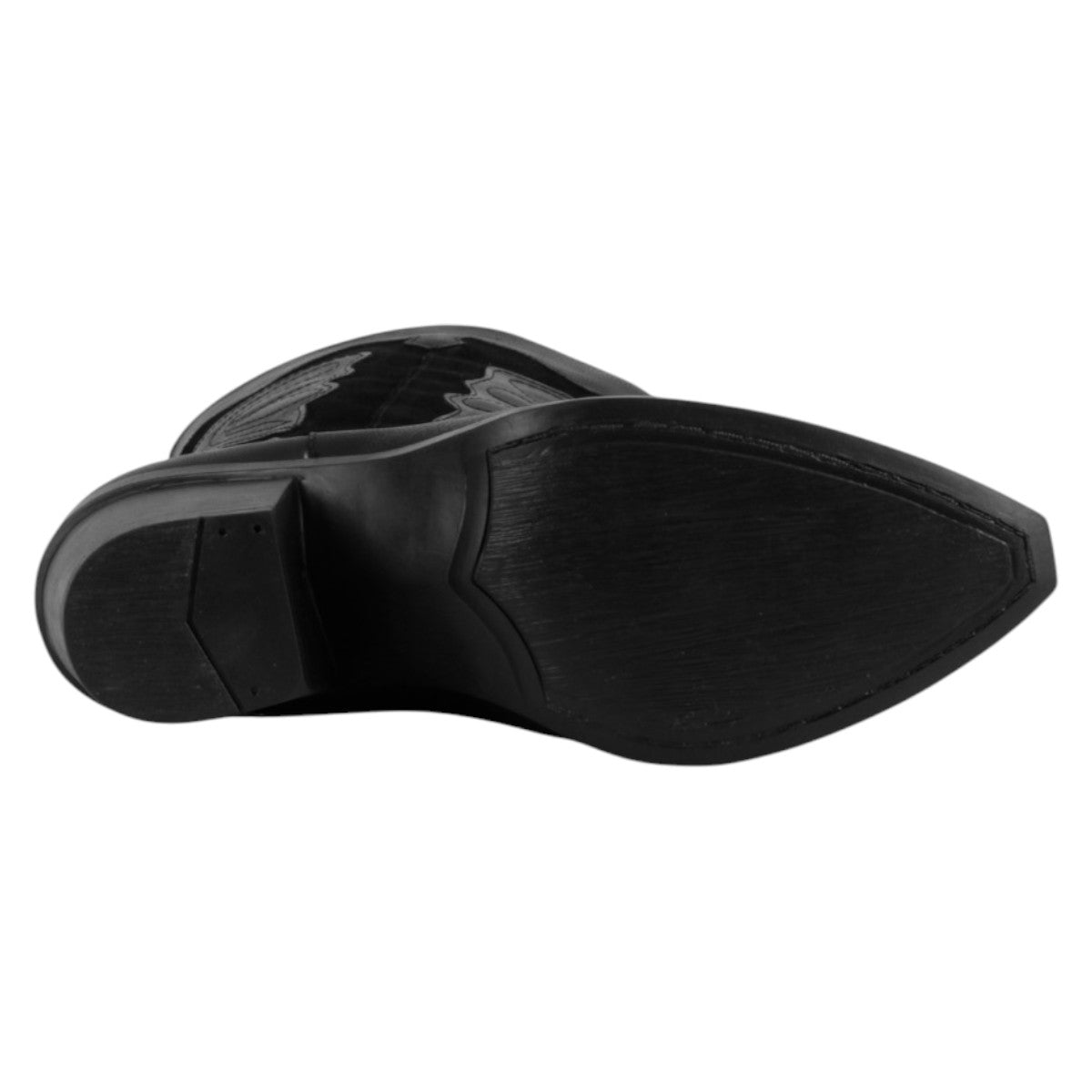 Foto 5 pulgar | Botas Tipo Western Exterior Piel Vegana Color Negro Para Mujer De Rbcollection