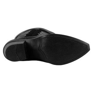 Foto 4 | Botas Tipo Western Exterior Piel Vegana Color Negro Para Mujer De Rbcollection