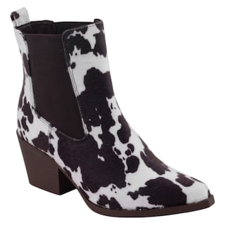 Foto 1 | Botas Tipo Western Exterior Textil Color Multicolor Para Mujer De Rbcollection