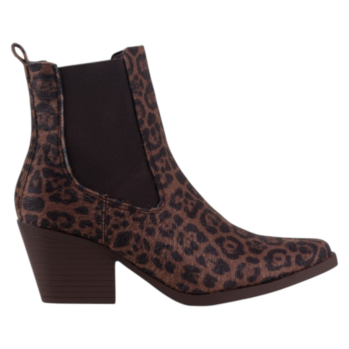 Foto 3 pulgar | Botas Tipo Western Exterior Textil Color Café Para Mujer De Rbcollection