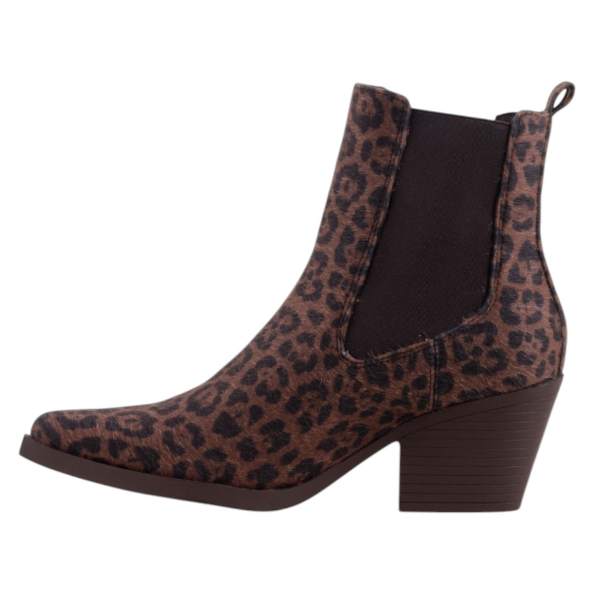 Foto 4 pulgar | Botas Tipo Western Exterior Textil Color Café Para Mujer De Rbcollection