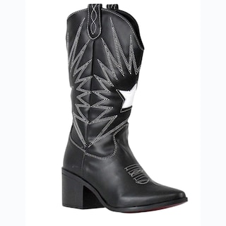Foto 1 | Botas Vaqueras Mujer Western Moda Country Estrelladama Kuali
