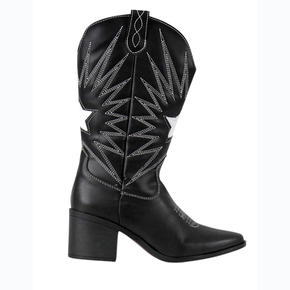 Foto 3 | Botas Vaqueras Mujer Western Moda Country Estrelladama Kuali