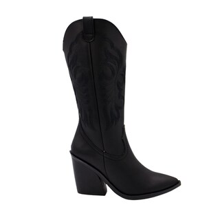 Foto 1 | Botas Vaqueras Básicas Debajo De La Rodilla En Tendencia Dolly