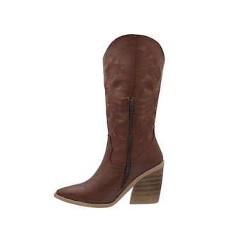 Foto 4 | Botas Vaqueras Básicas Debajo De La Rodilla En Tendencia Dolly