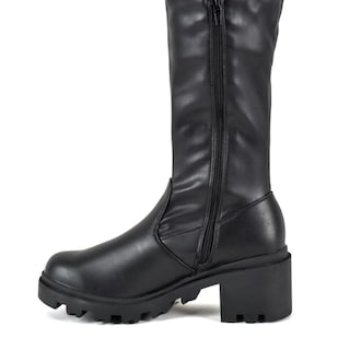 Foto 6 | Botas Combat Chunky 6cm Plataforma Para Mujer Mod Maya Negro