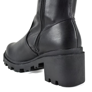 Foto 7 | Botas Combat Chunky 6cm Plataforma Para Mujer Mod Maya Negro