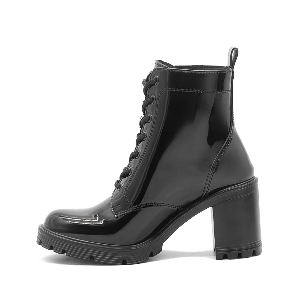 Foto 7 pulgar | Bota Chunky Greenlove Para Mujer Con Plataforma Tacón 6cm Negro