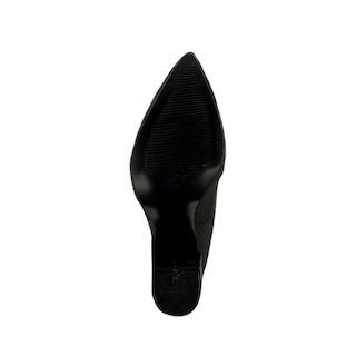 Foto 4 | Bota Alta Elástica Moda Tacón 9cm Para Mujer Walki Ofelia Negro