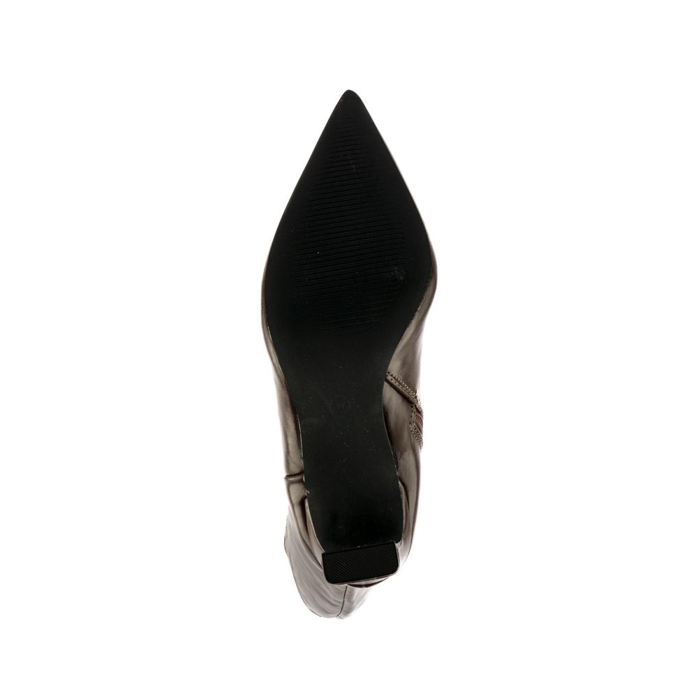 Foto 6 pulgar | Bota Alta Moda Tacón Puntal 9cm Para Mujer Walki Silvia Cafe