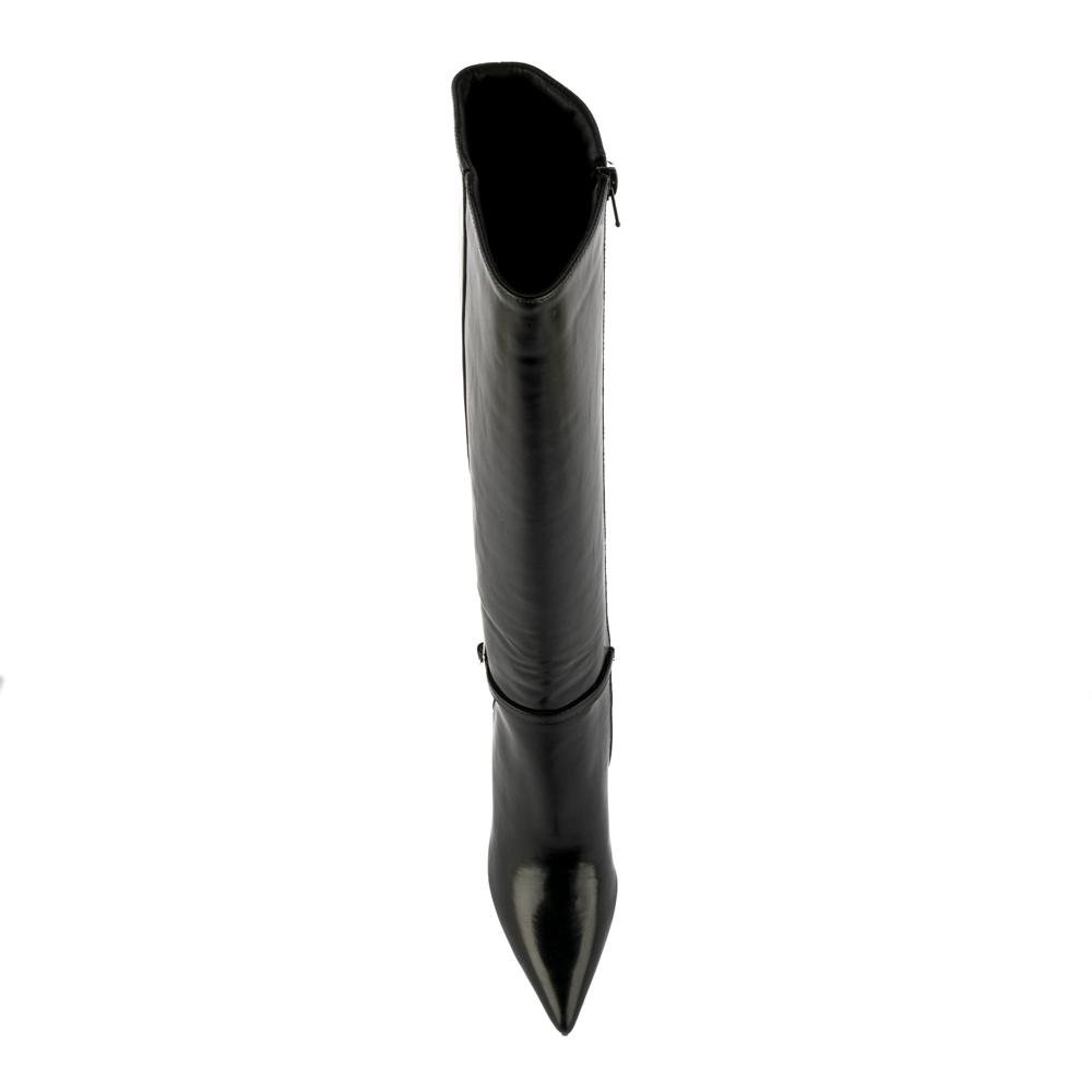 Foto 5 pulgar | Bota Alta Moda Tacón Puntal 9cm Para Mujer Walki Silvia Negro