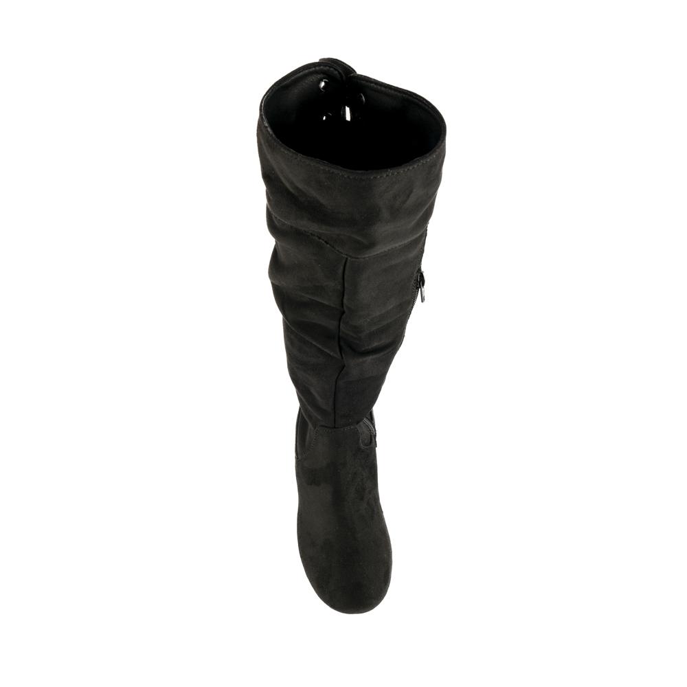 Foto 4 | Bota Media Alta Flat Clásica Casual De Mujer Walki Lidia Negro