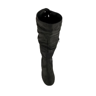 Foto 4 | Bota Media Alta Flat Clásica Casual De Mujer Walki Lidia Negro