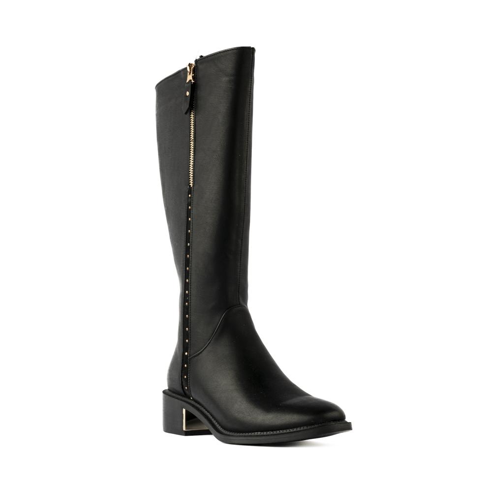 Foto 3 pulgar | Bota Alta Clásica Casual Tacón 10cm Para Mujer Walki Sabina Negro