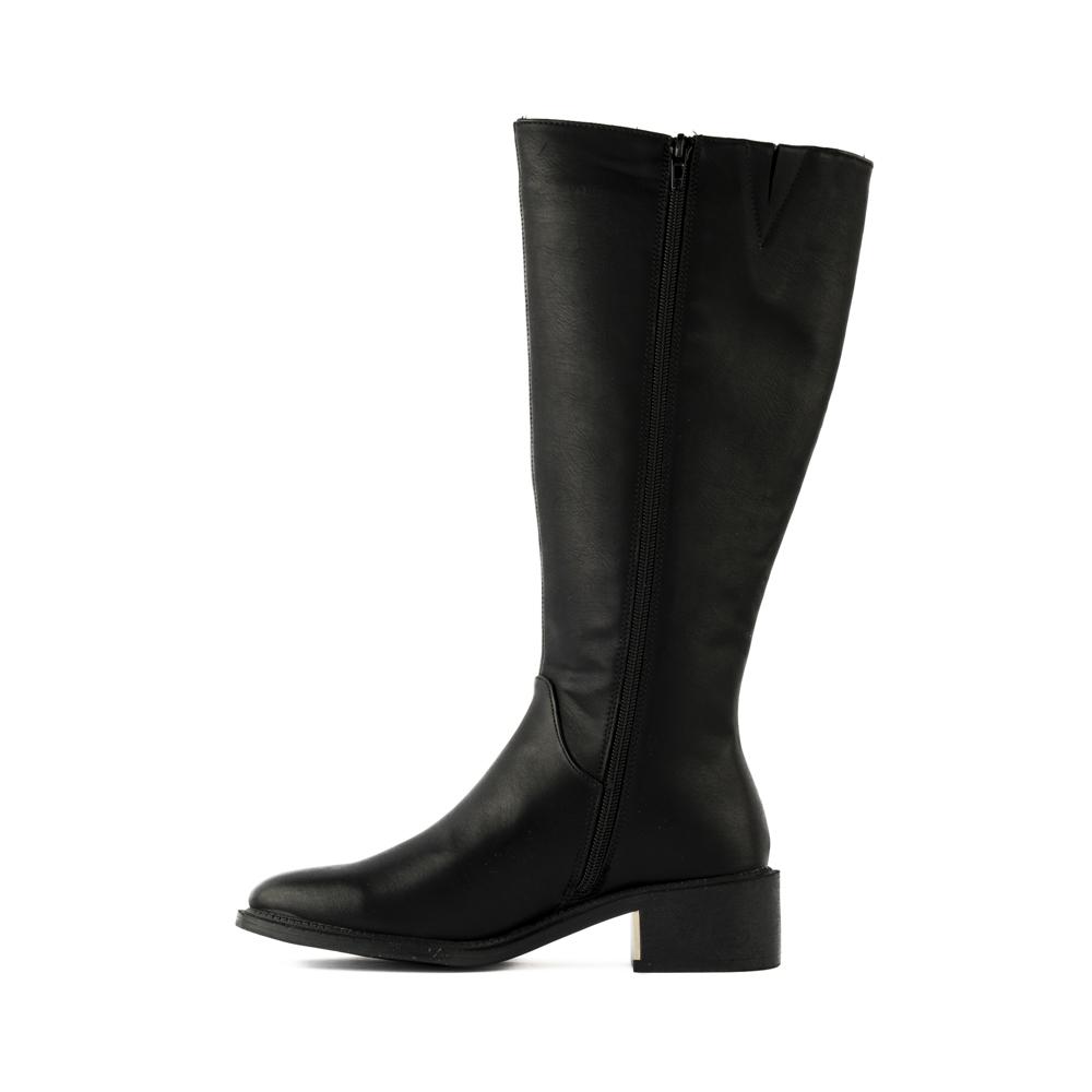 Foto 5 pulgar | Bota Alta Clásica Casual Tacón 10cm Para Mujer Walki Sabina Negro