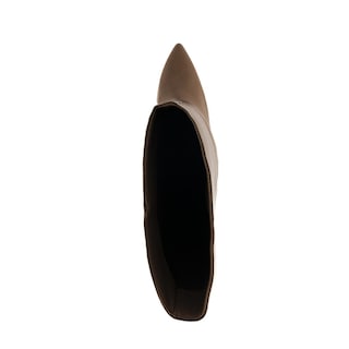 Foto 4 | Bota Alta Moda Tacón Puntal 9cm Para Mujer Walki Ivonne Cafe