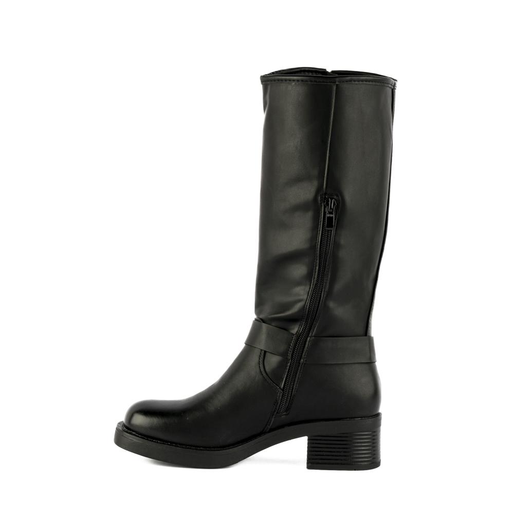 Foto 4 pulgar | Bota Vaquera Tacón Moda 5cm Para Mujer Walki Ruth Negro